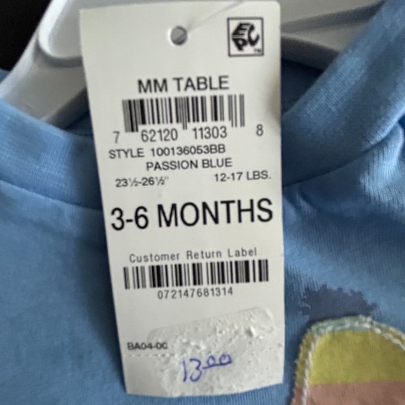 FIRST IMPRESSIONS BOY"S PASSION BLUE SKING POLAR BEAR - Picture 6 of 6